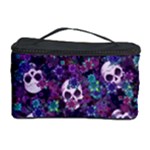 Flowers and Skulls Cosmetic Storage Case
