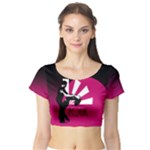 ZOUK - FORGET THE TIME Short Sleeve Crop Top