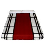 SHOJI - RED Fitted Sheet (Queen Size)