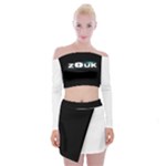 LICENSE TO ZOUK Off Shoulder Top with Skirt Set