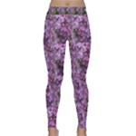 Purple flowers Classic Yoga Leggings