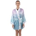 graceful swan Long Sleeve Kimono Robe