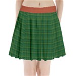 IRISH TARTAN STYLE Pleated Mini Skirt