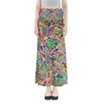 Pop Art - Spirals World 1 Full Length Maxi Skirt