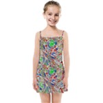 Pop Art - Spirals World 1 Kids  Summer Sun Dress