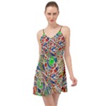Pop Art - Spirals World 1 Summer Time Chiffon Dress