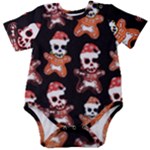 Zanoskull - Gingerbread MON Baby Short Sleeve Onesie Bodysuit