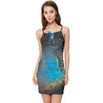 Pacman Nebula (NGC281) Summer Tie Front Dress