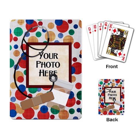 Doctors Office Playing Cards By Lisa Minor Back