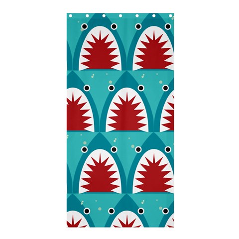 Sharks By X 33.26 x66.24  Curtain