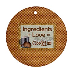 Cookies Ornament By Lisa Minor Back