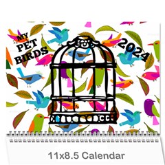 Pet Bird Calendar, 2022 By Joy Johns Cover