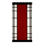SHOJI - RED Shower Curtain 36  x 72  (Stall) 