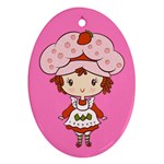 Berry Girl CutiE Oval Ornament