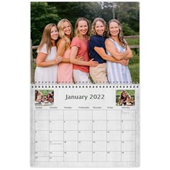 Macvittie Family Calendar 2022 Jay  By Debra Macv Month