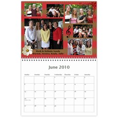 2010 Sandy Family Calendar By Jill Coston Mar 2010