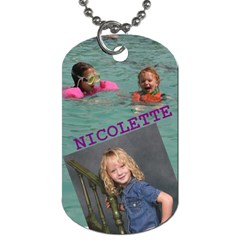 Nicolette Dog Tag 3 By Kimswhims Front