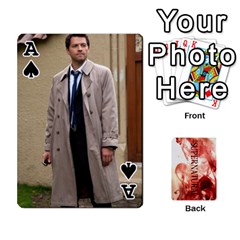 Ace Supernatural Playing Cards By Leigh Front - SpadeA