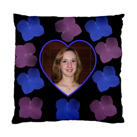 Hydranga Pink And Blue Dreaming Cushion Cover By Deborah Front