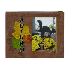 Autumn Joy Xl Costmetic Bag By Lil Back