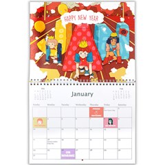 Wall Calendar 11 x 8.5 (18 Months)