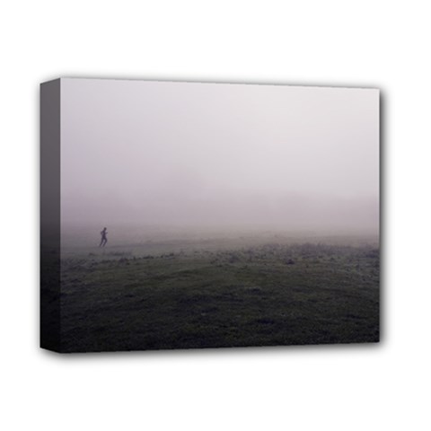 Foggy Morning, Oxford Deluxe Canvas 14  X 11  (stretched) by artposters