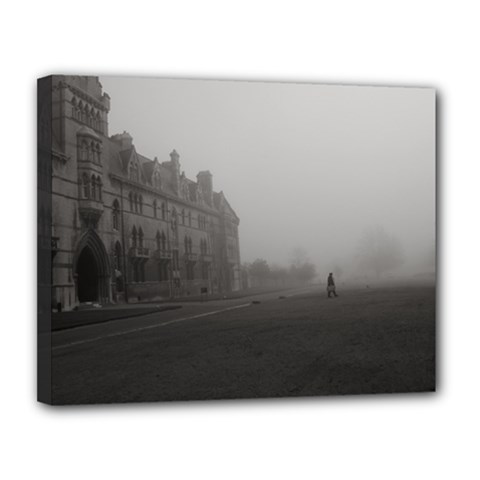 Christ Church College, Oxford 11  X 14  Framed Canvas Print