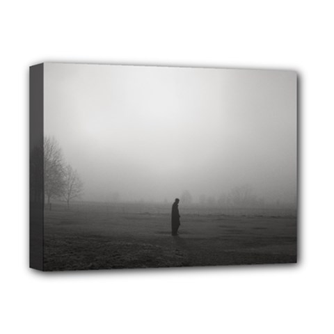 Foggy Morning, Oxford Deluxe Canvas 16  X 12  (stretched)  by artposters