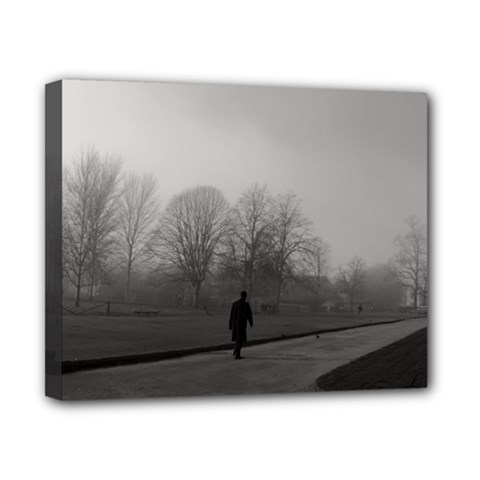 Foggy Morning, Oxford 8  X 10  Framed Canvas Print by artposters
