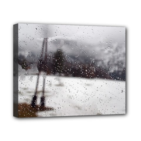 Rainy Day, Salzburg 8  X 10  Framed Canvas Print