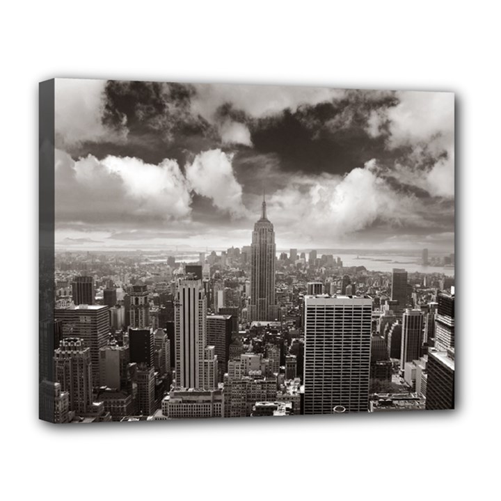 New York, USA 11  x 14  Framed Canvas Print