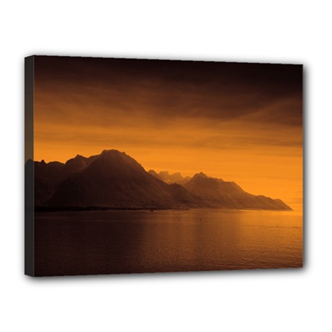 Waterscape, Switzerland 12  X 16  Framed Canvas Print by artposters