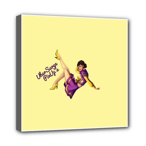 Pin Up Girl 1 Mini Canvas 8  X 8  (stretched) by UberSurgePinUps