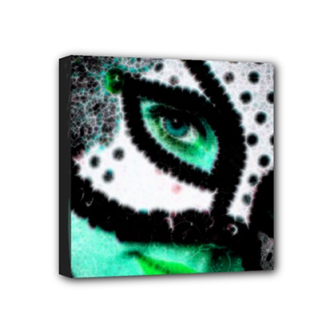 Masked Mini Canvas 4  X 4  (framed) by dray6389