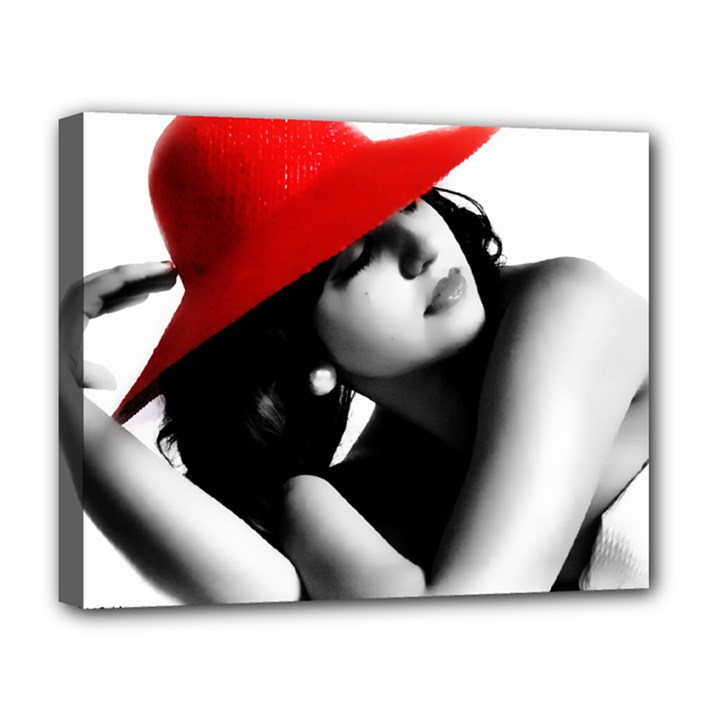 RED HAT Deluxe Canvas 20  x 16  (Framed)