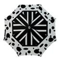 White and Black Carousel Bridal Umbrella (Golf) View1