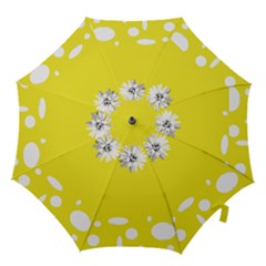 Daisy Circle Lemon Bridesmaids Umbrella  by rainorshine