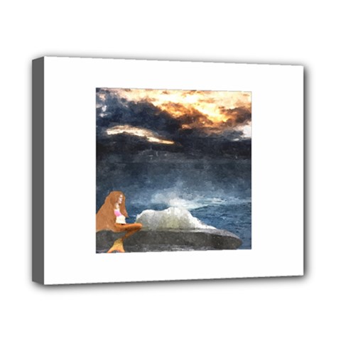 Stormy Twilight  Canvas 10  X 8  (framed) by mysticalimages