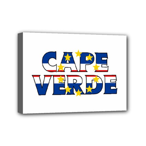 Cape Verde2 Mini Canvas 7  X 5  (framed) by worldbanners