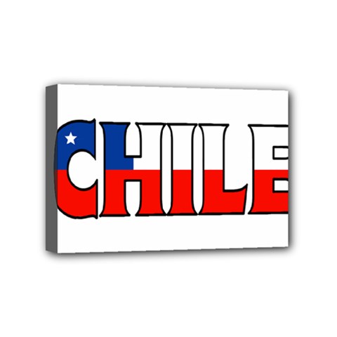 Chile Mini Canvas 6  X 4  (framed)