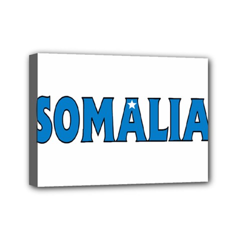 Somalia Mini Canvas 7  X 5  (framed) by worldbanners