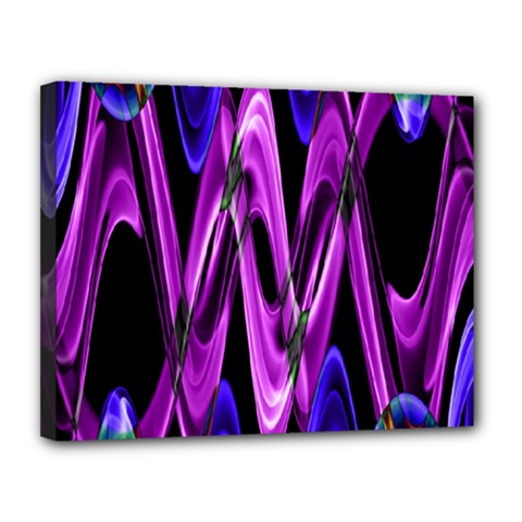 Mobile (9) Canvas 14  X 11  (framed) by smokeart