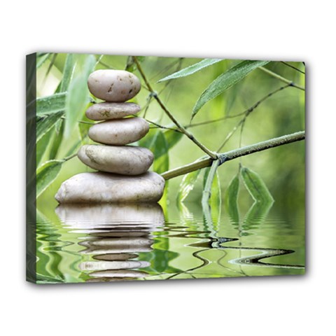 Balance Canvas 14  X 11  (framed) by Siebenhuehner