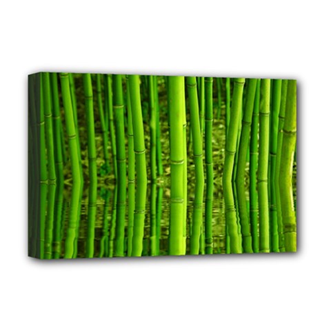 Bamboo Deluxe Canvas 18  X 12  (framed) by Siebenhuehner