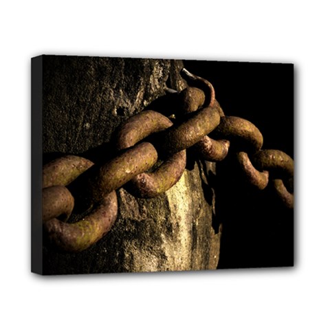 Chain Canvas 10  X 8  (framed) by Siebenhuehner