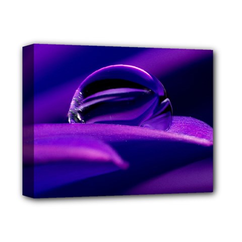 Waterdrop Deluxe Canvas 14  X 11  (framed) by Siebenhuehner