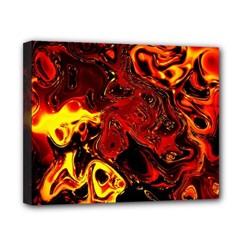 Fire Canvas 10  X 8  (framed) by Siebenhuehner