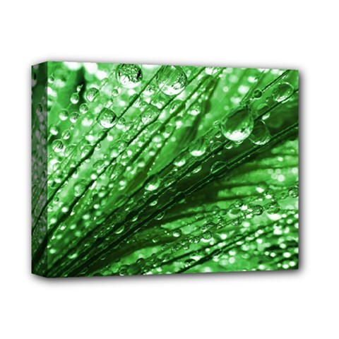 Waterdrops Deluxe Canvas 14  X 11  (framed) by Siebenhuehner