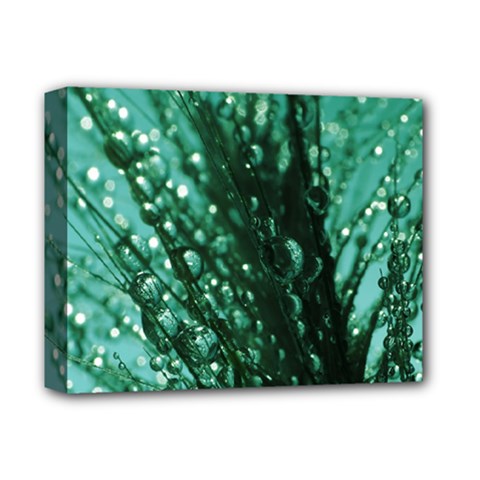 Waterdrops Deluxe Canvas 14  X 11  (framed) by Siebenhuehner