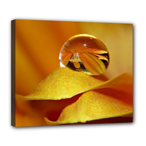 Drops Deluxe Canvas 24  X 20  (framed) by Siebenhuehner